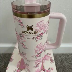 Stanley Pink Love Shack Fancy Floral Tumbler